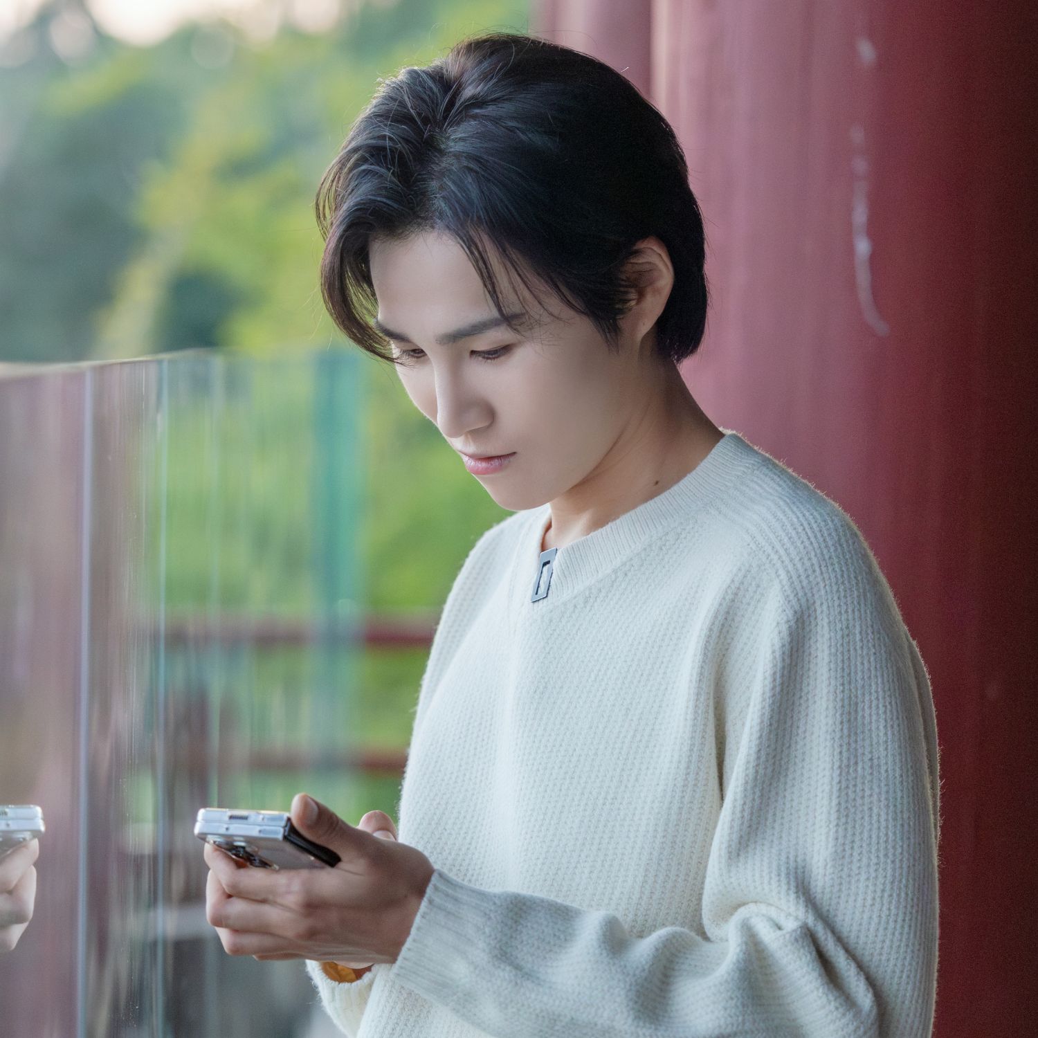 粉丝拍下的金熙栽瞬间