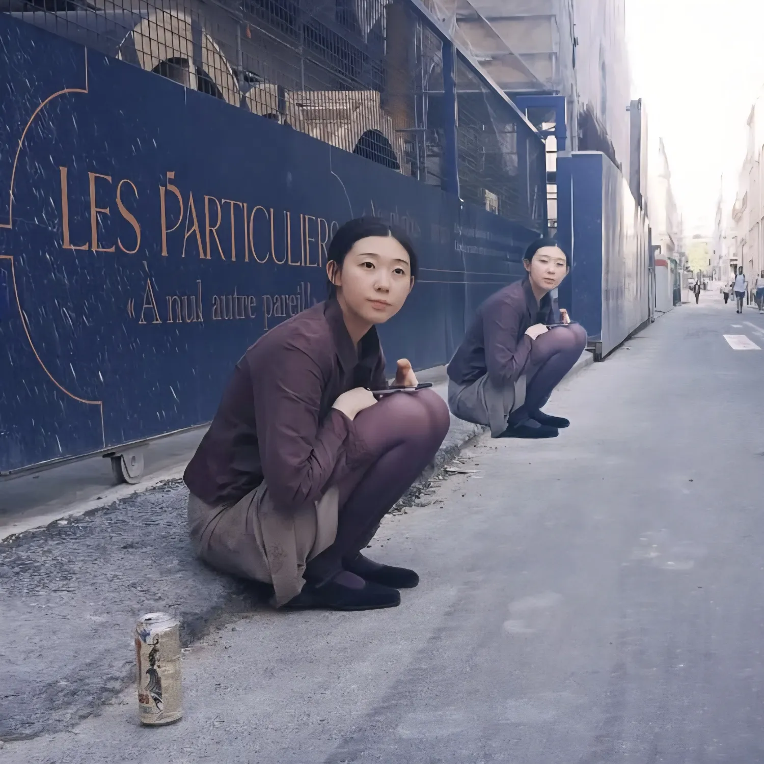 Behind-the-scenes cut of Han Yeji