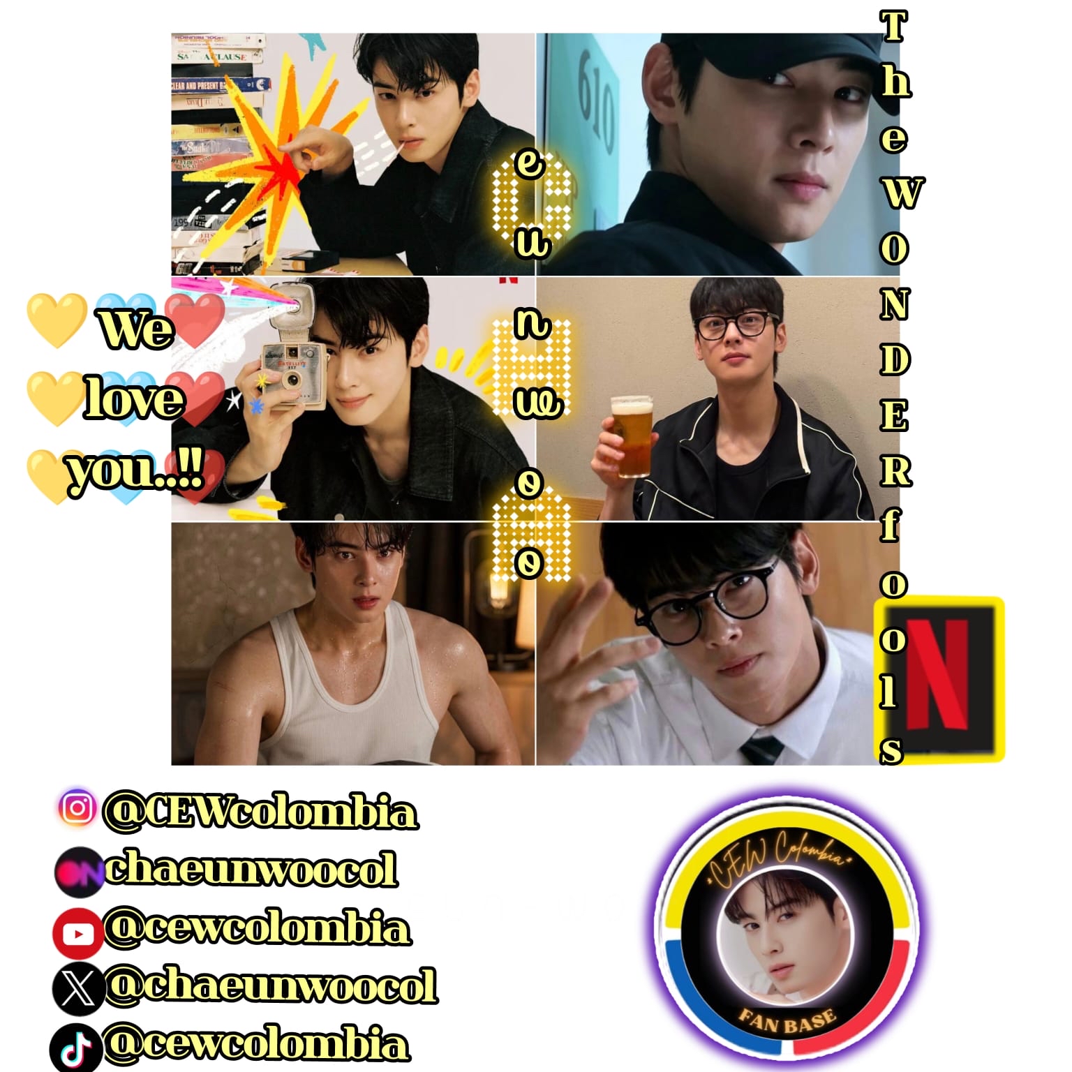 Recent activity shot of Cha Eunwoo