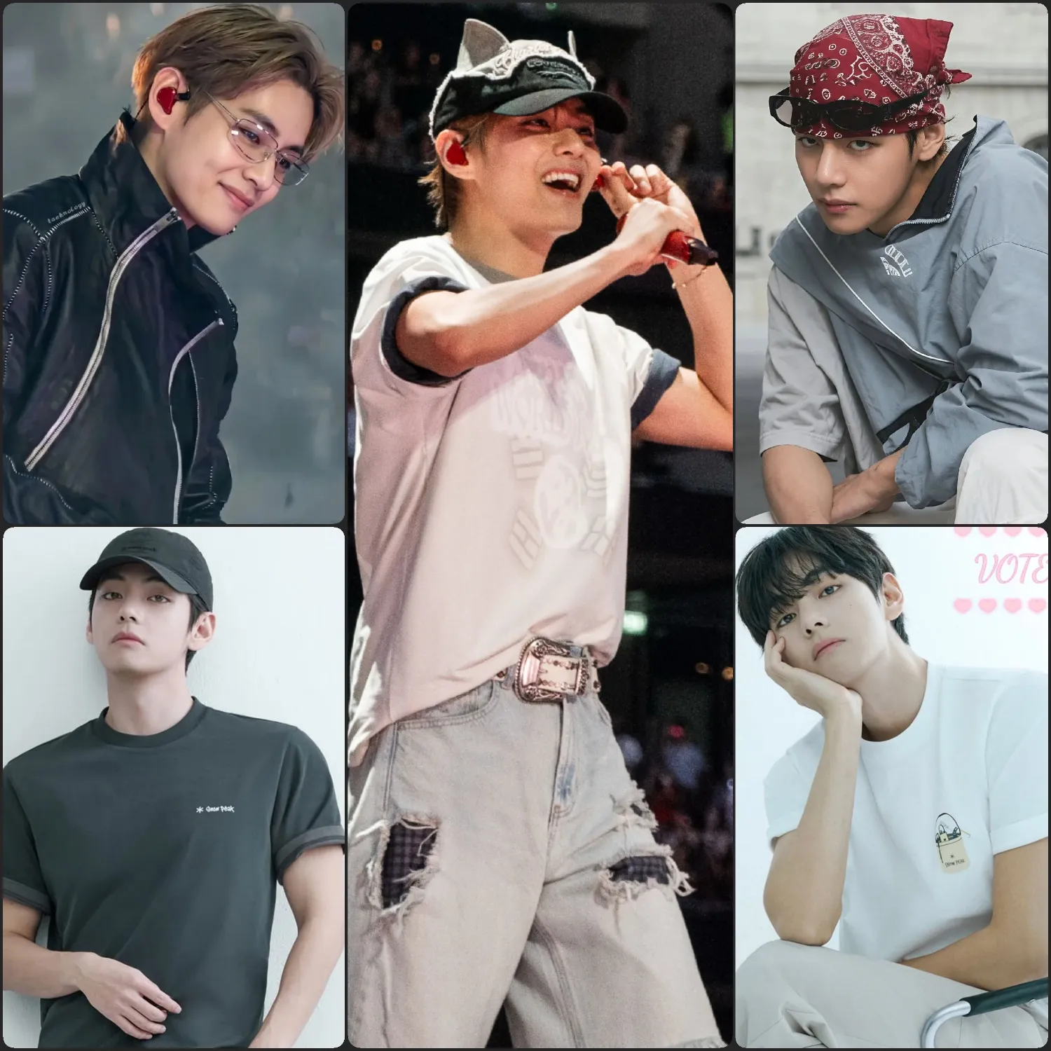 Recent activity shot of Kim Taehyung (V)