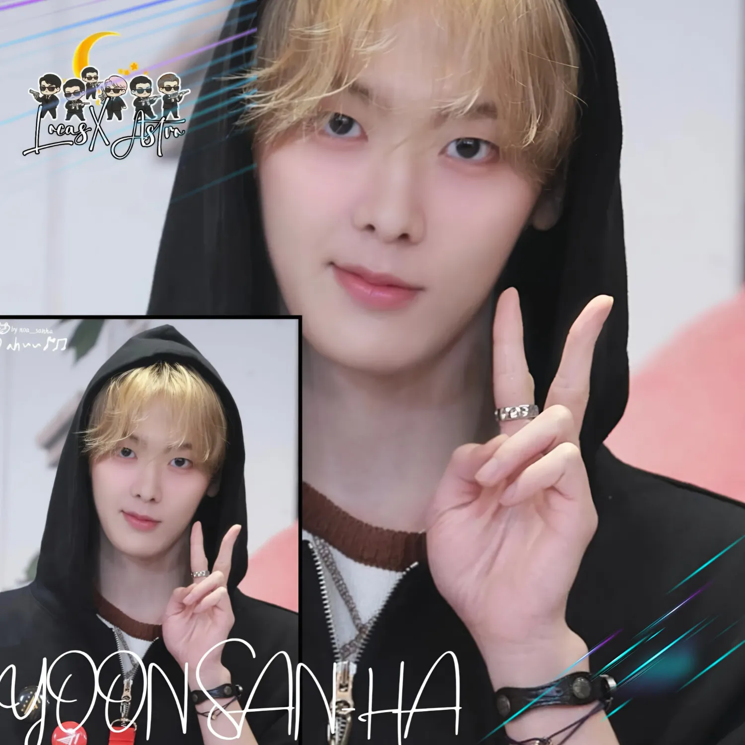 A moment captured by a fan of Yoon Sanha