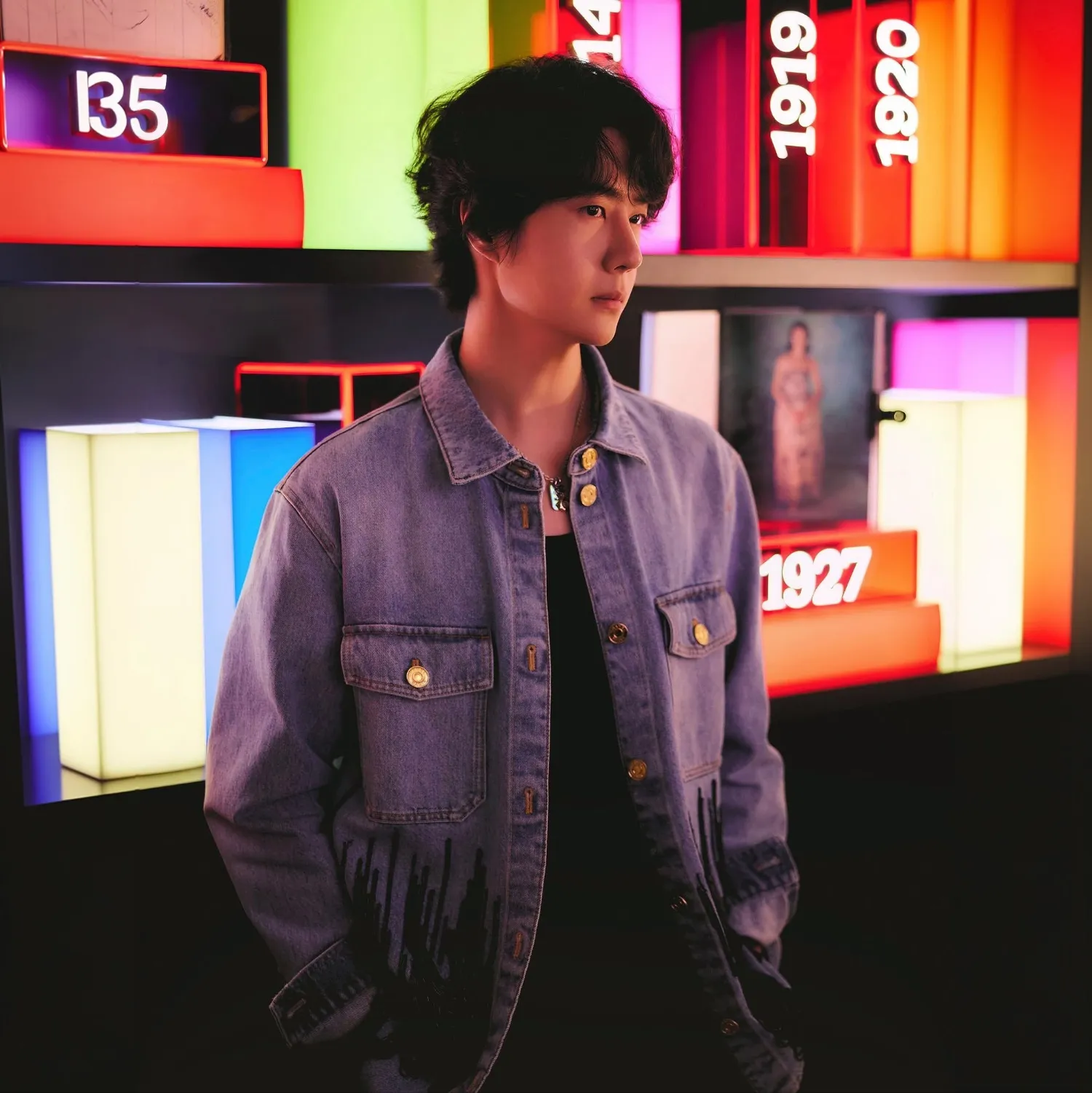 Recent activity shot of Wang Yibo