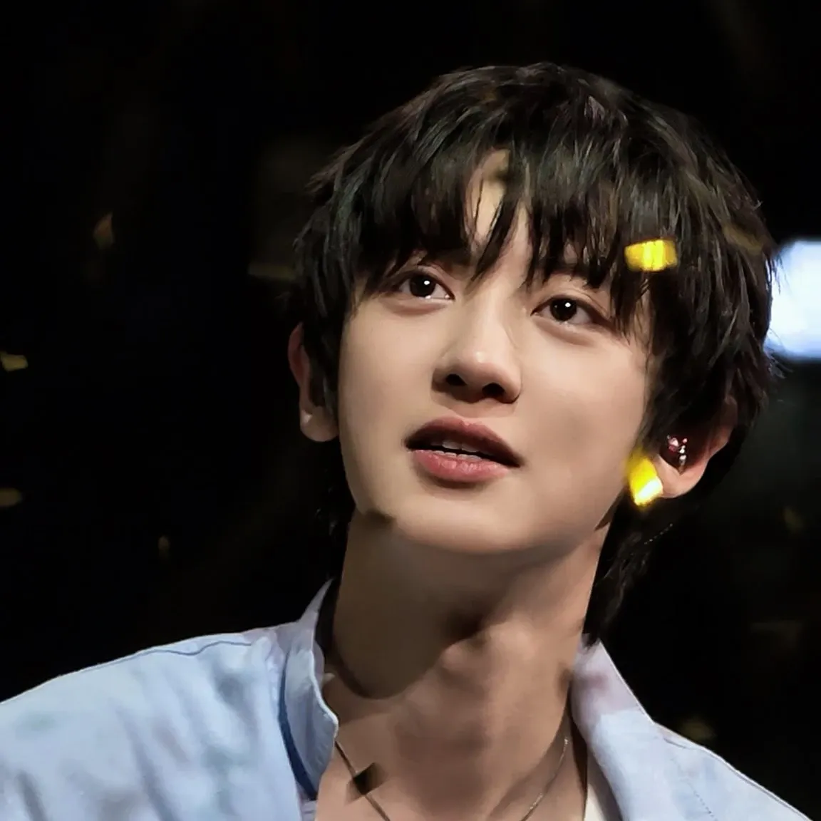 A moment captured by a fan of Chanyeol
