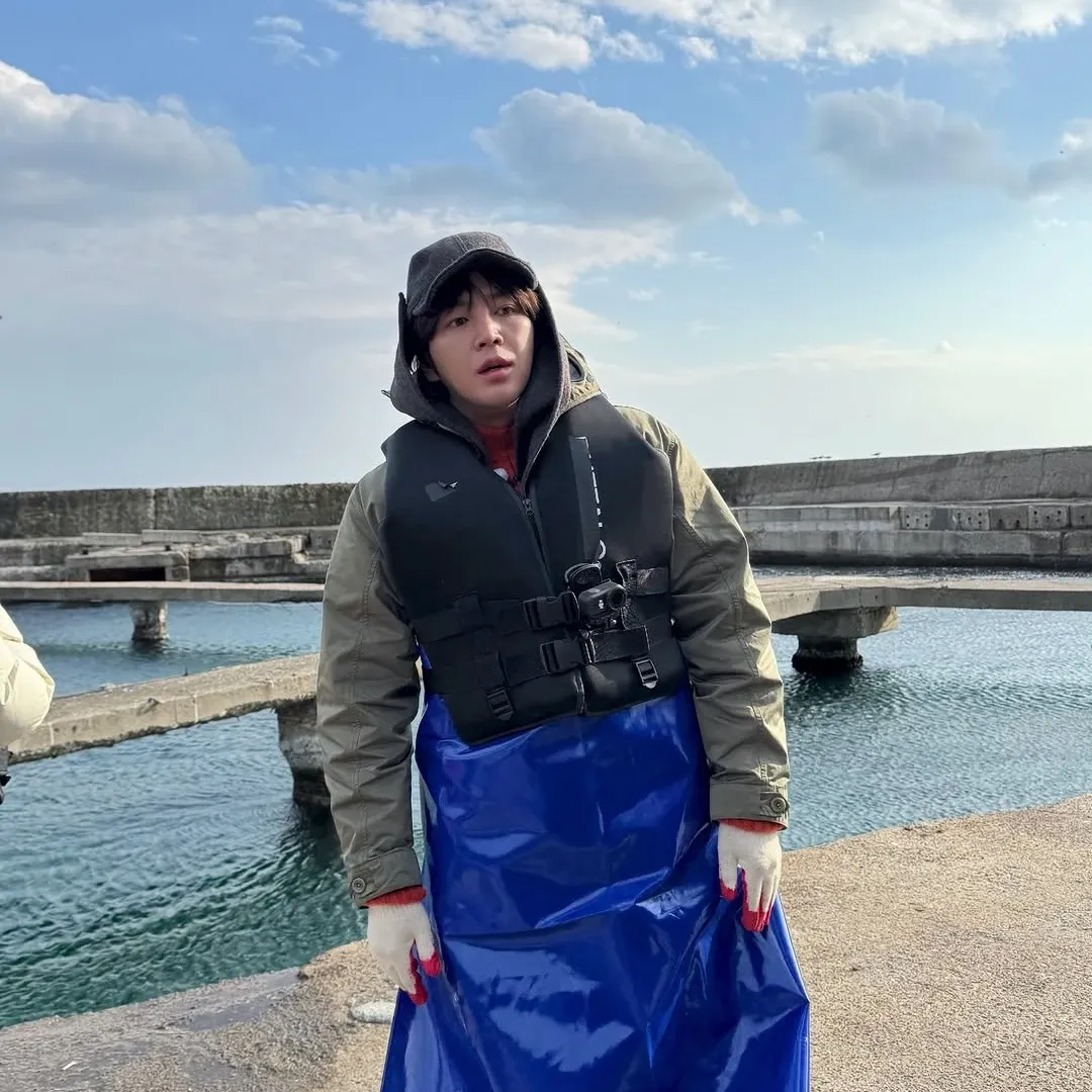 Behind-the-scenes cut of Jang Geunsuk