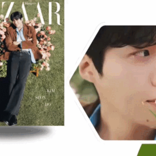 Behind-the-scenes cut of Kim Seonho