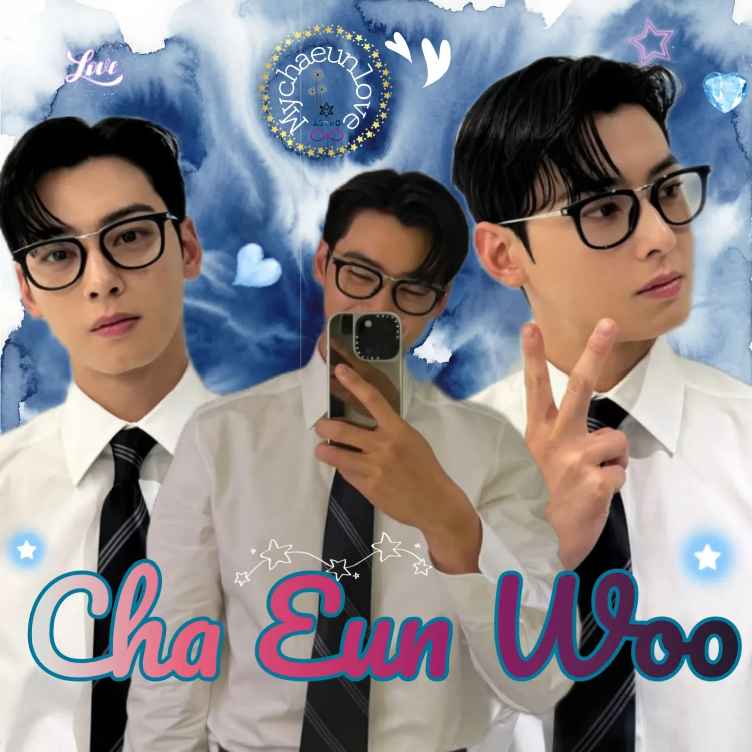 Behind-the-scenes cut of Cha Eunwoo
