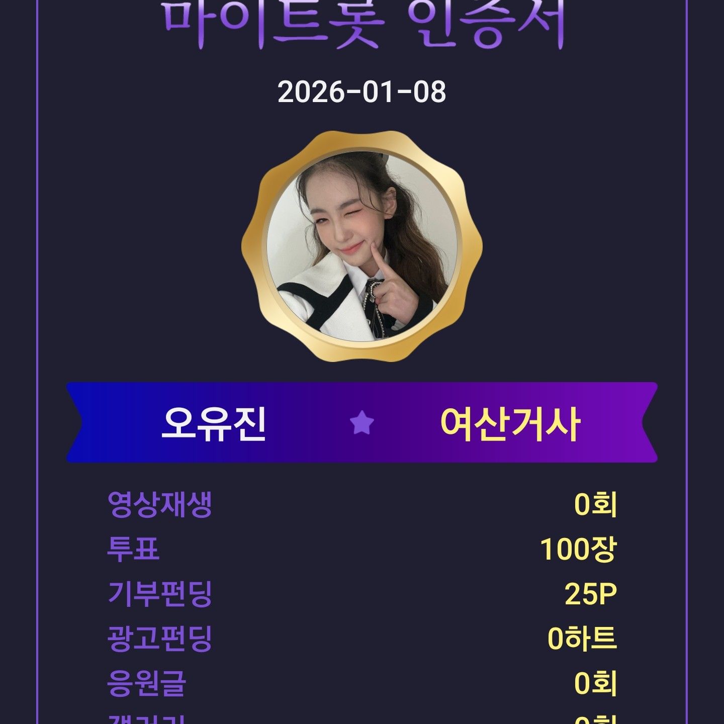 オ・ユジンのビハインドカット