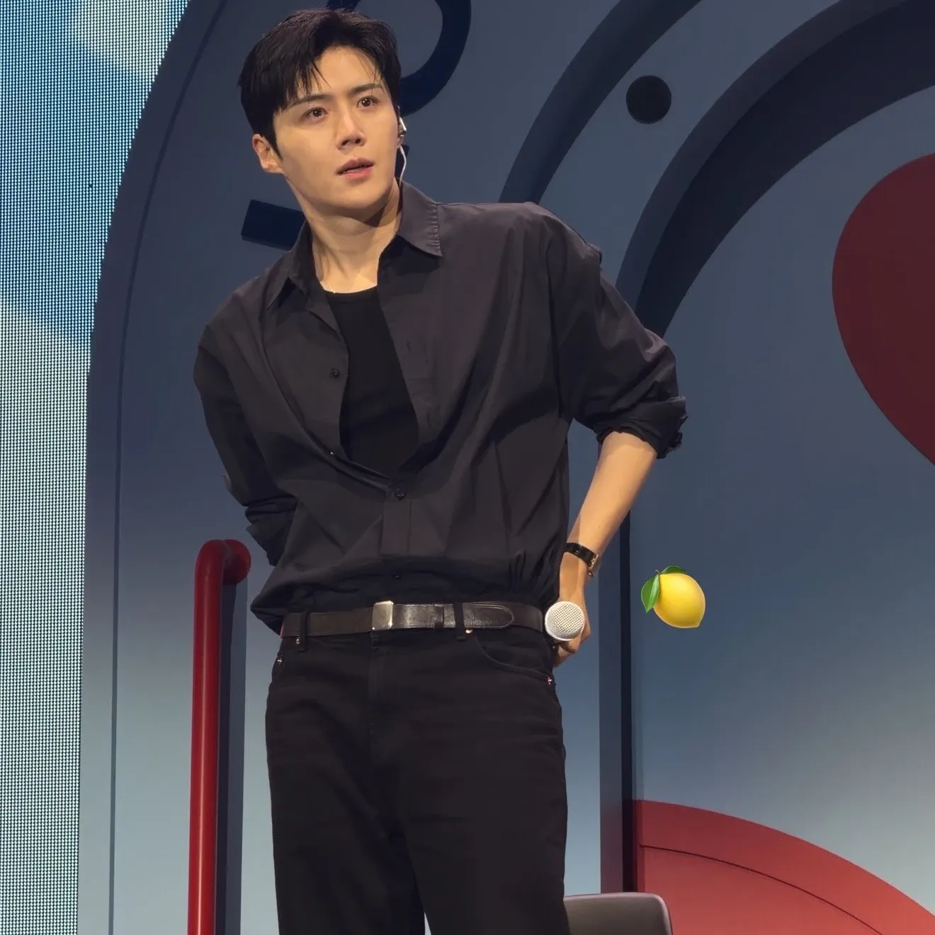 A moment captured by a fan of Kim Seonho