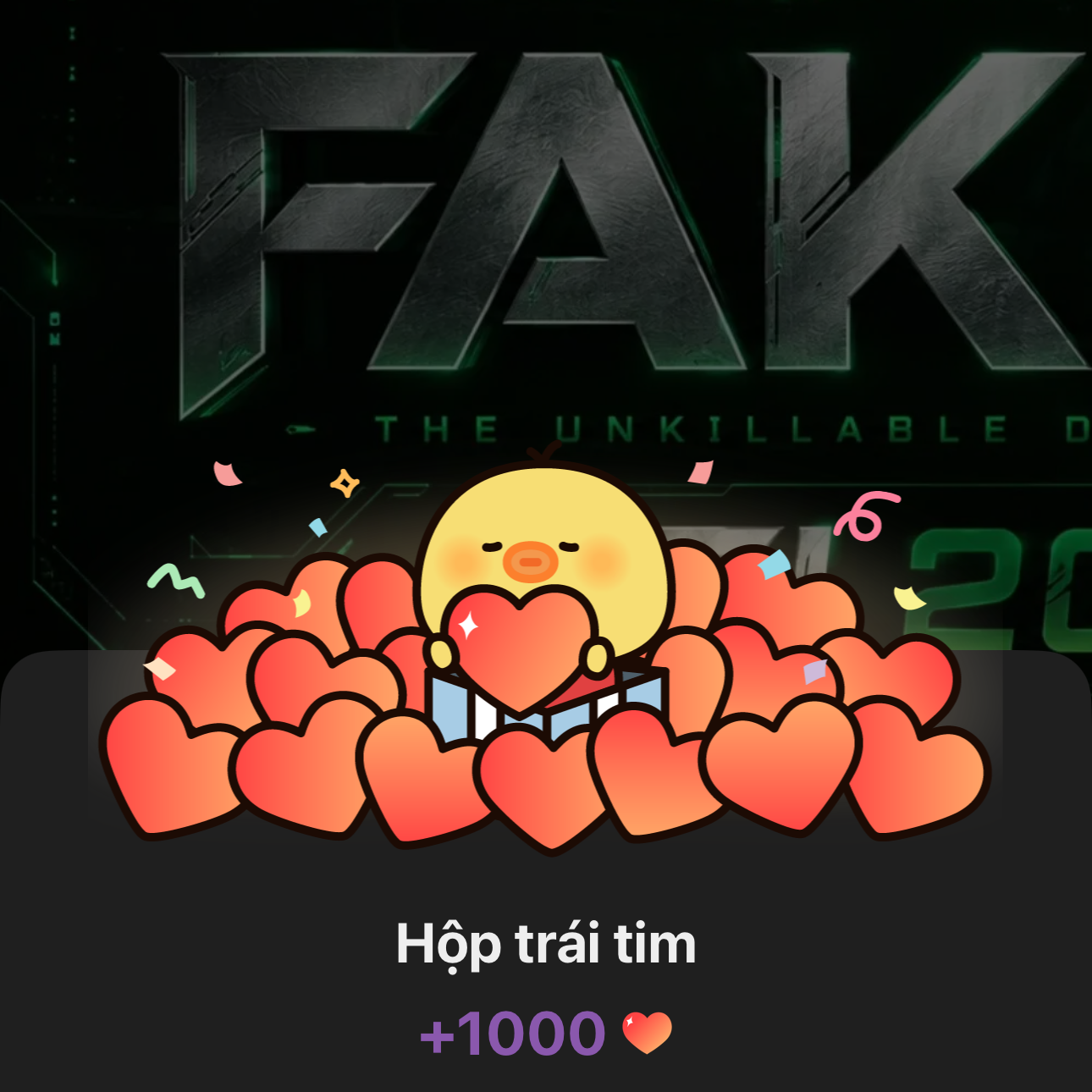 Recent activity shot of Faker