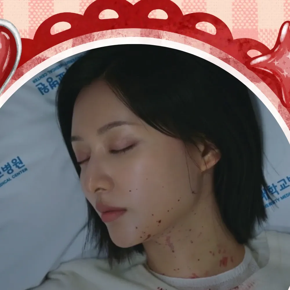 Behind-the-scenes cut of Kim Jiwon