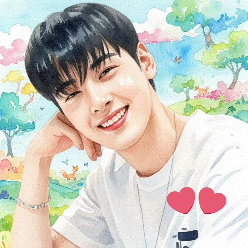 Behind-the-scenes cut of Cha Eunwoo