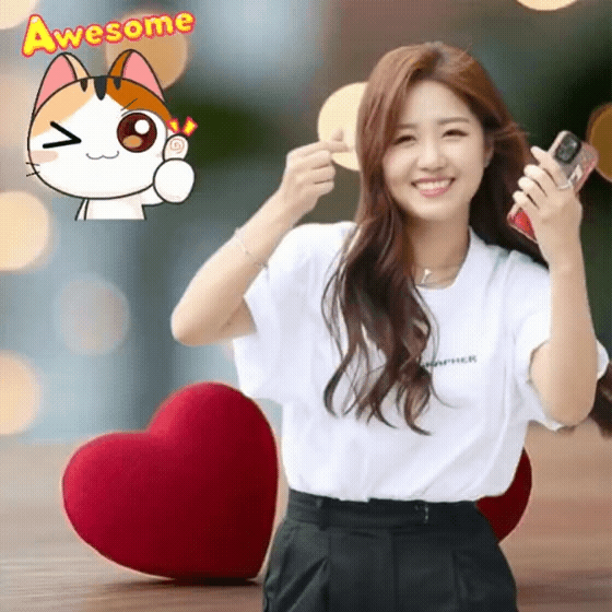 Behind-the-scenes cut of Jeong Dakyoung