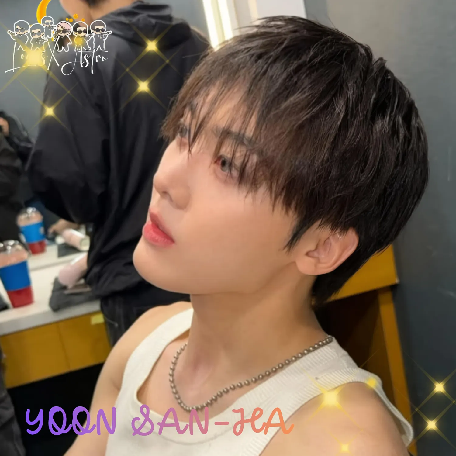 Behind-the-scenes cut of Yoon Sanha