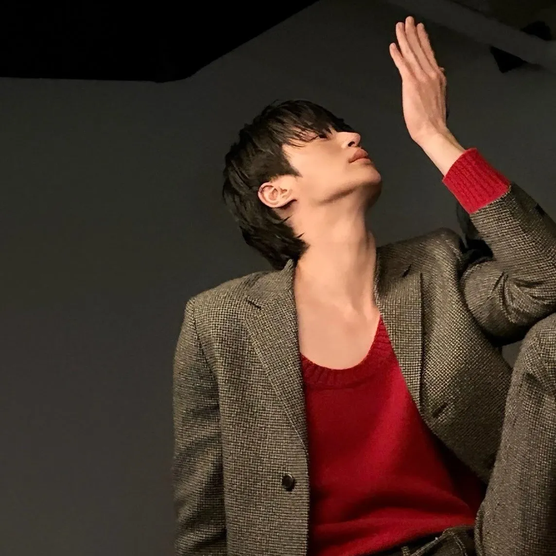 A moment captured by a fan of Byeon Wooseok