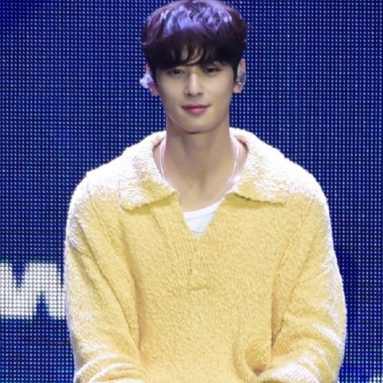 Recent activity shot of Cha Eunwoo