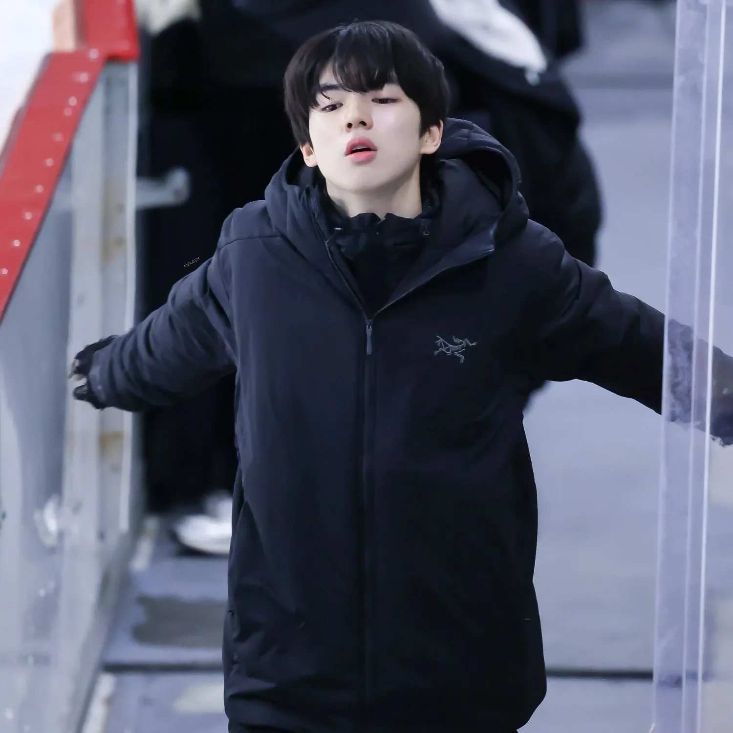 Behind-the-scenes cut of Cha Junhwan