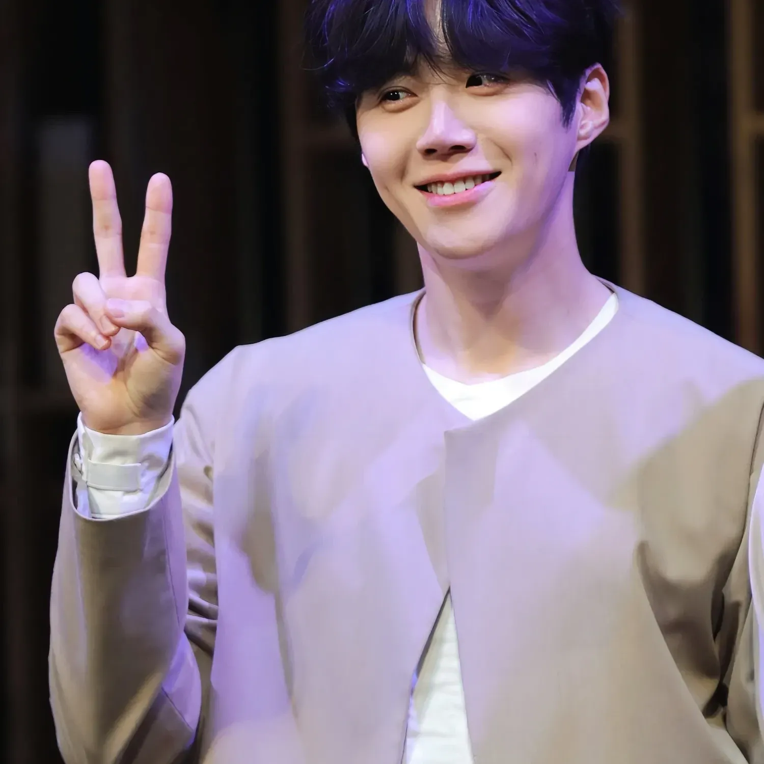 A moment captured by a fan of Kim Seonho
