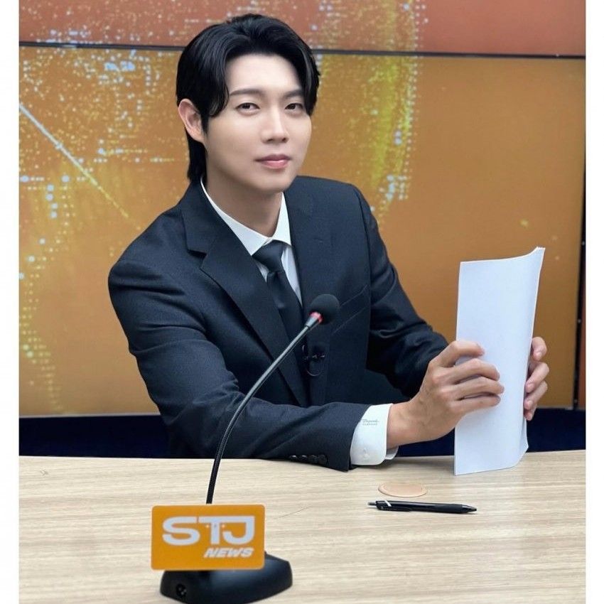 Behind-the-scenes cut of Son Taejin