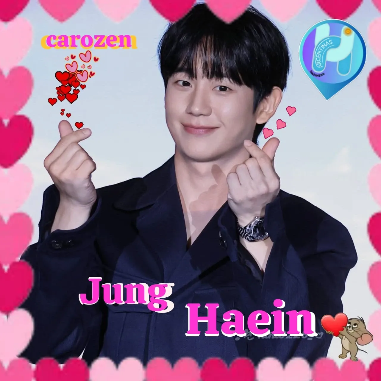 粉丝拍下的丁海寅瞬间