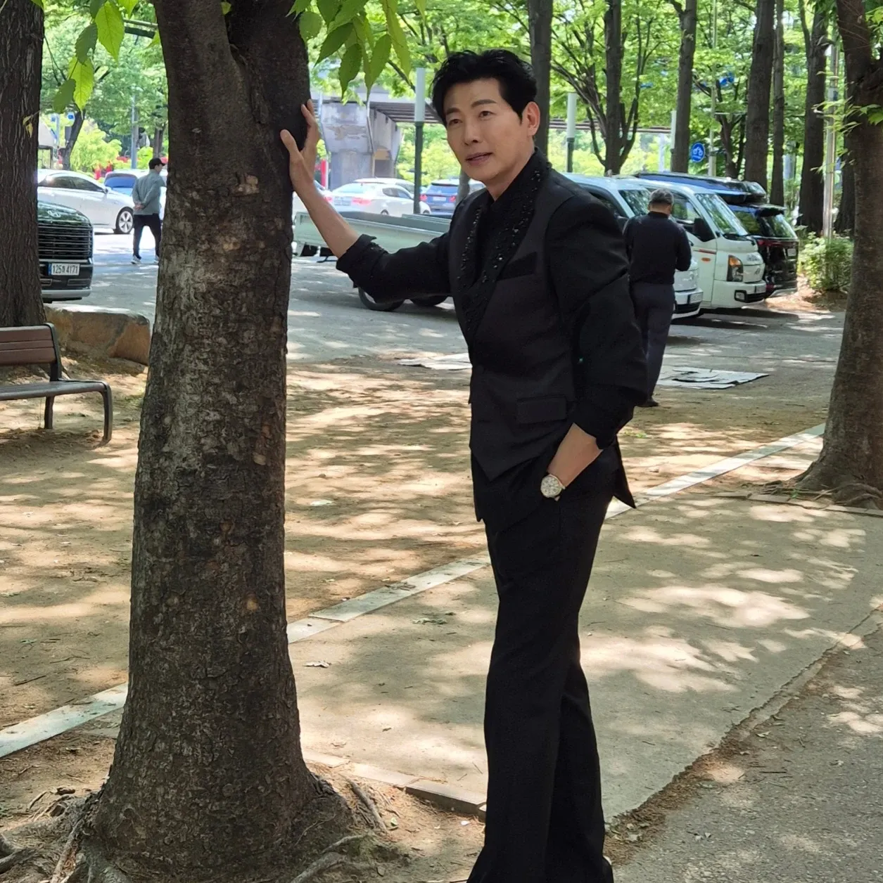 Recent activity shot of Kim Yongpil