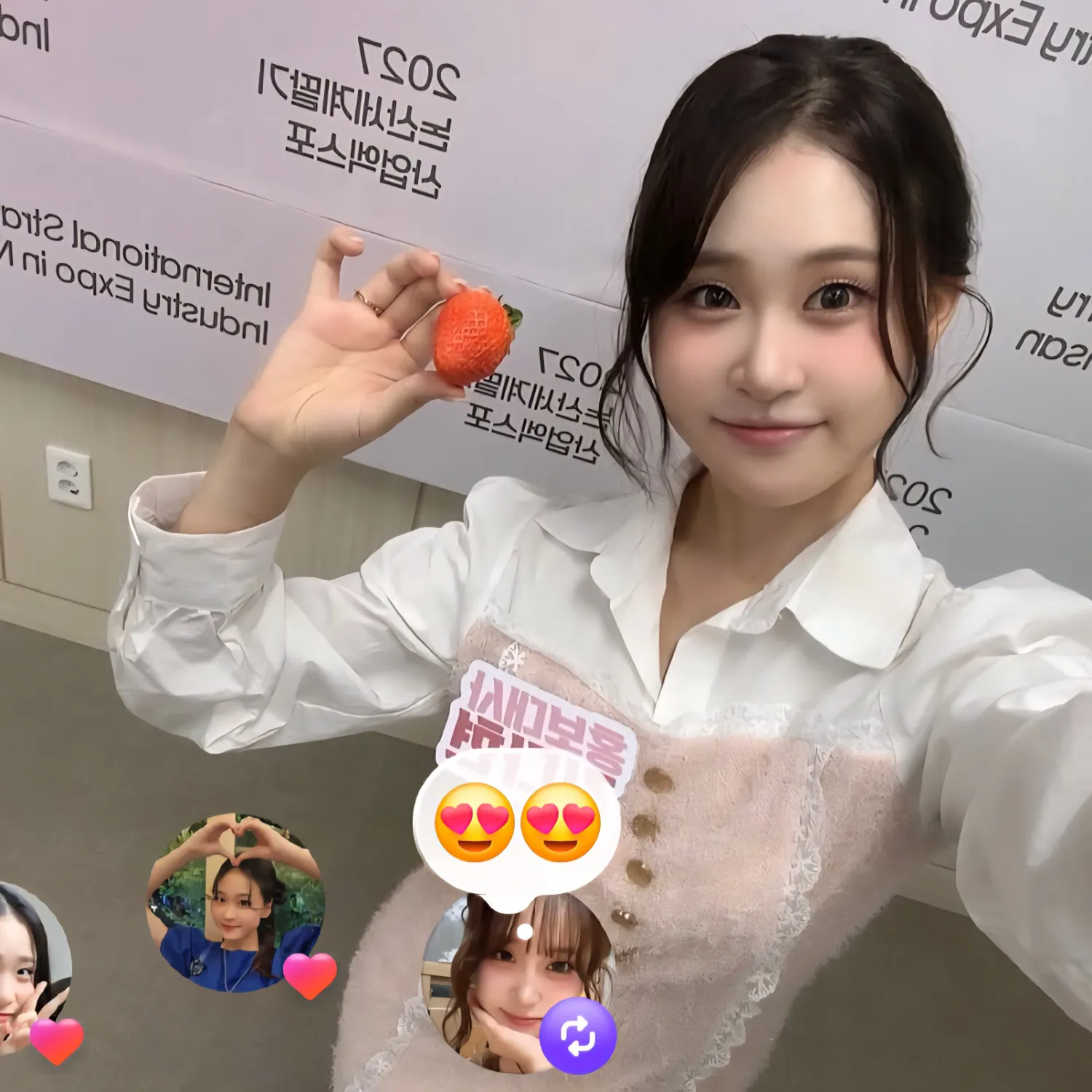 粉絲拍下的金多賢瞬間