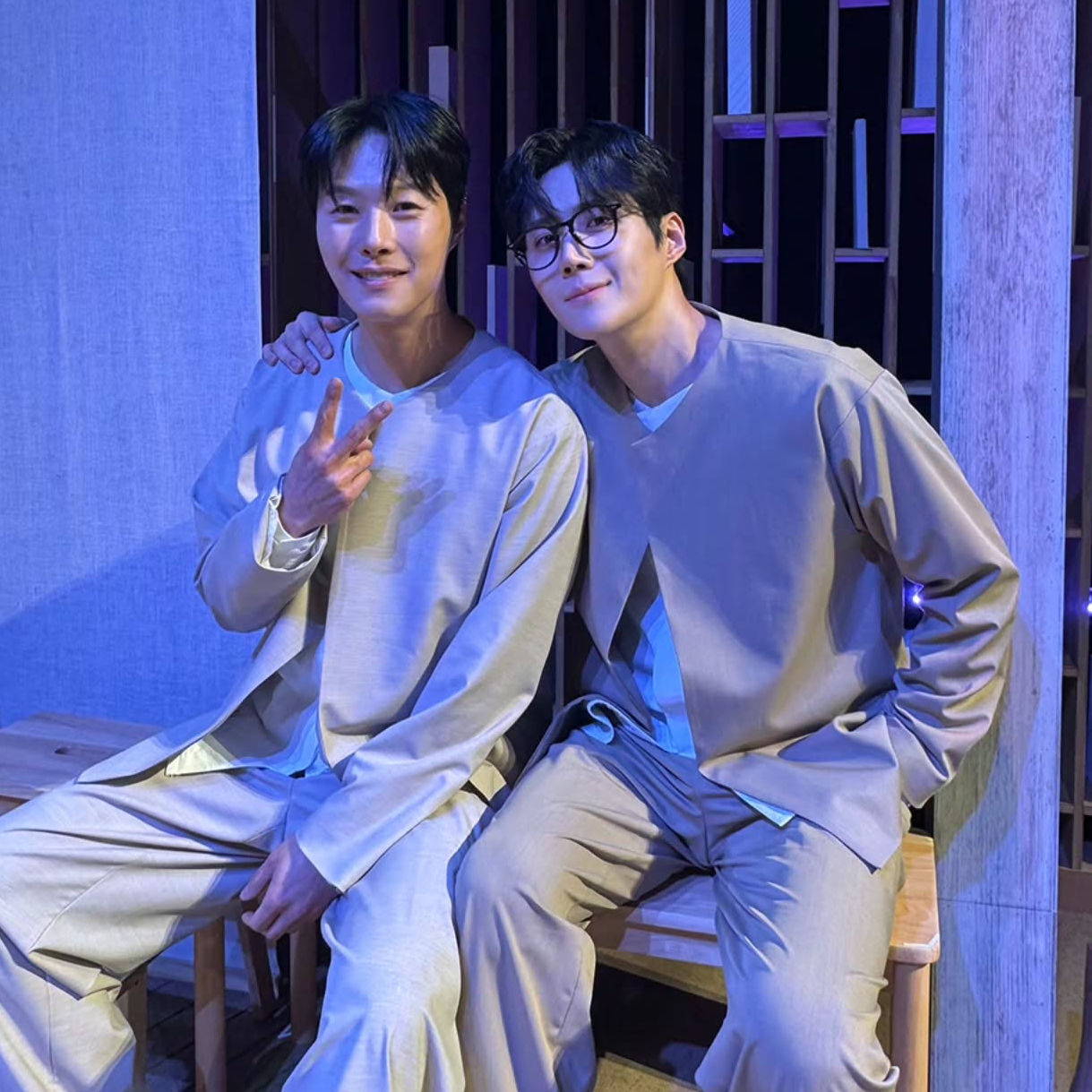 Behind-the-scenes cut of Kim Seonho