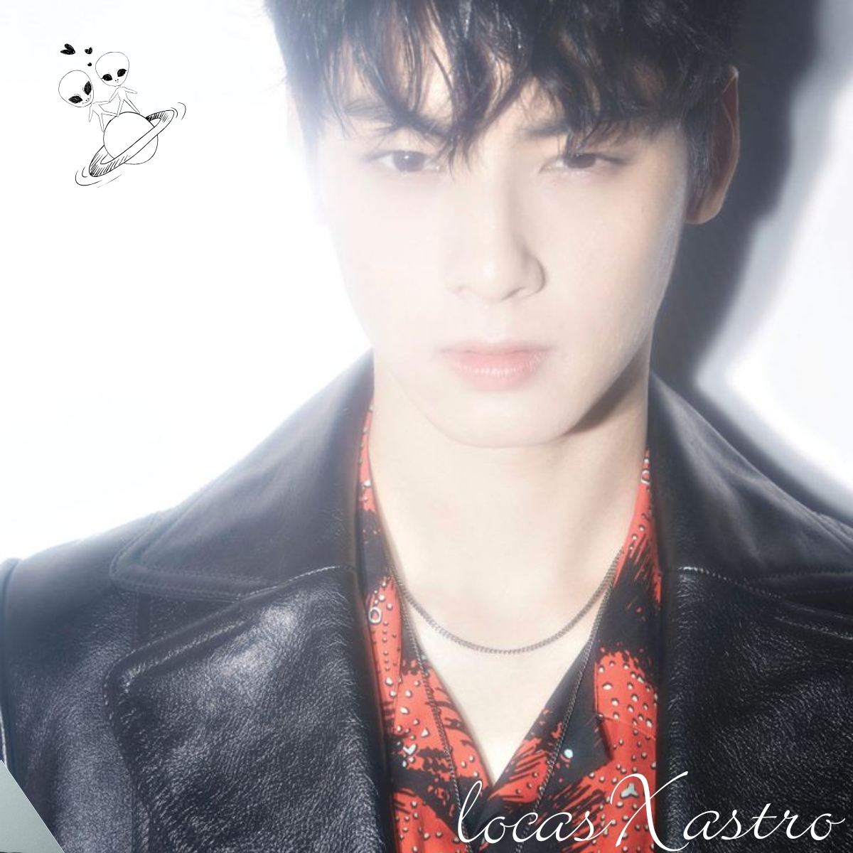 A moment captured by a fan of Cha Eunwoo