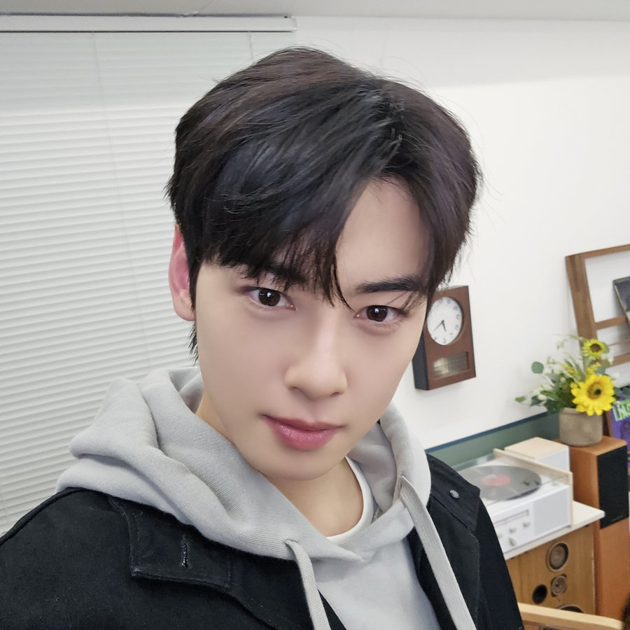 Behind-the-scenes cut of Cha Eunwoo
