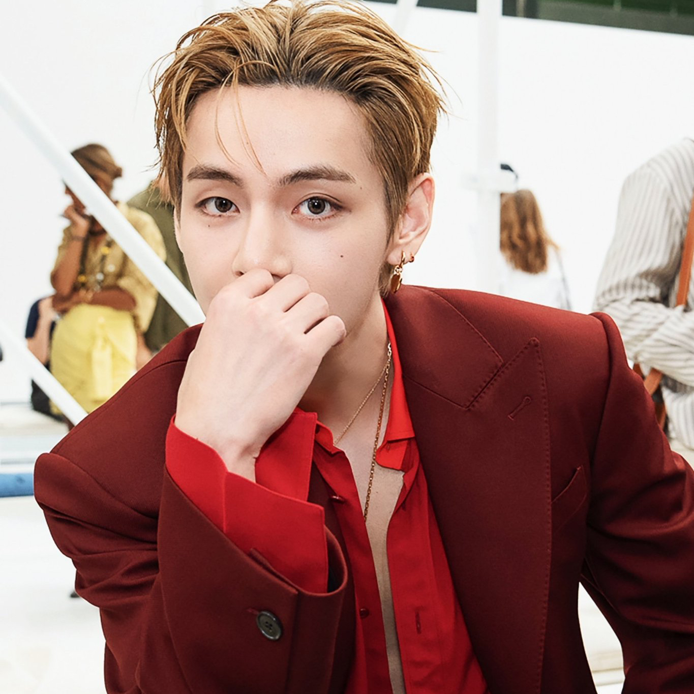 Recent activity shot of Kim Taehyung (V)