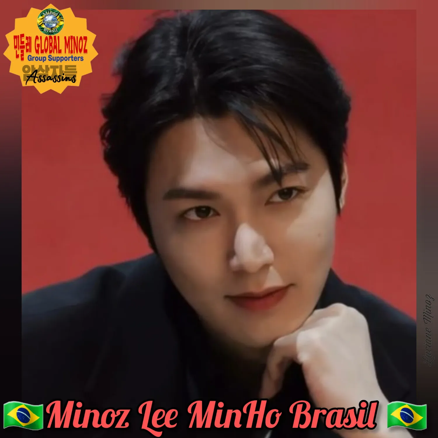 粉丝拍下的李敏镐瞬间