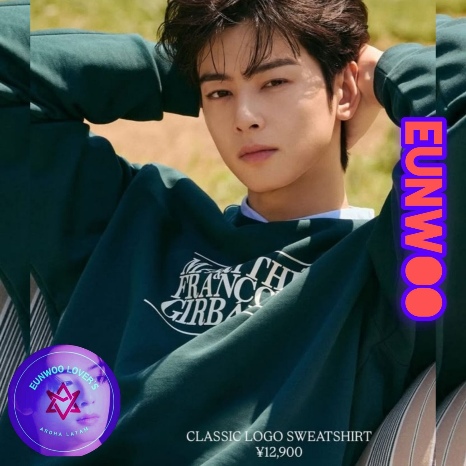 Behind-the-scenes cut of Cha Eunwoo
