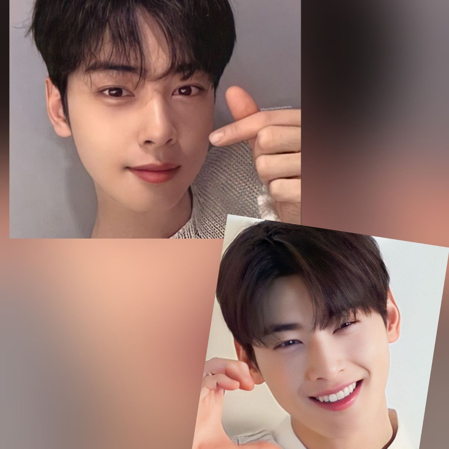 Behind-the-scenes cut of Cha Eunwoo