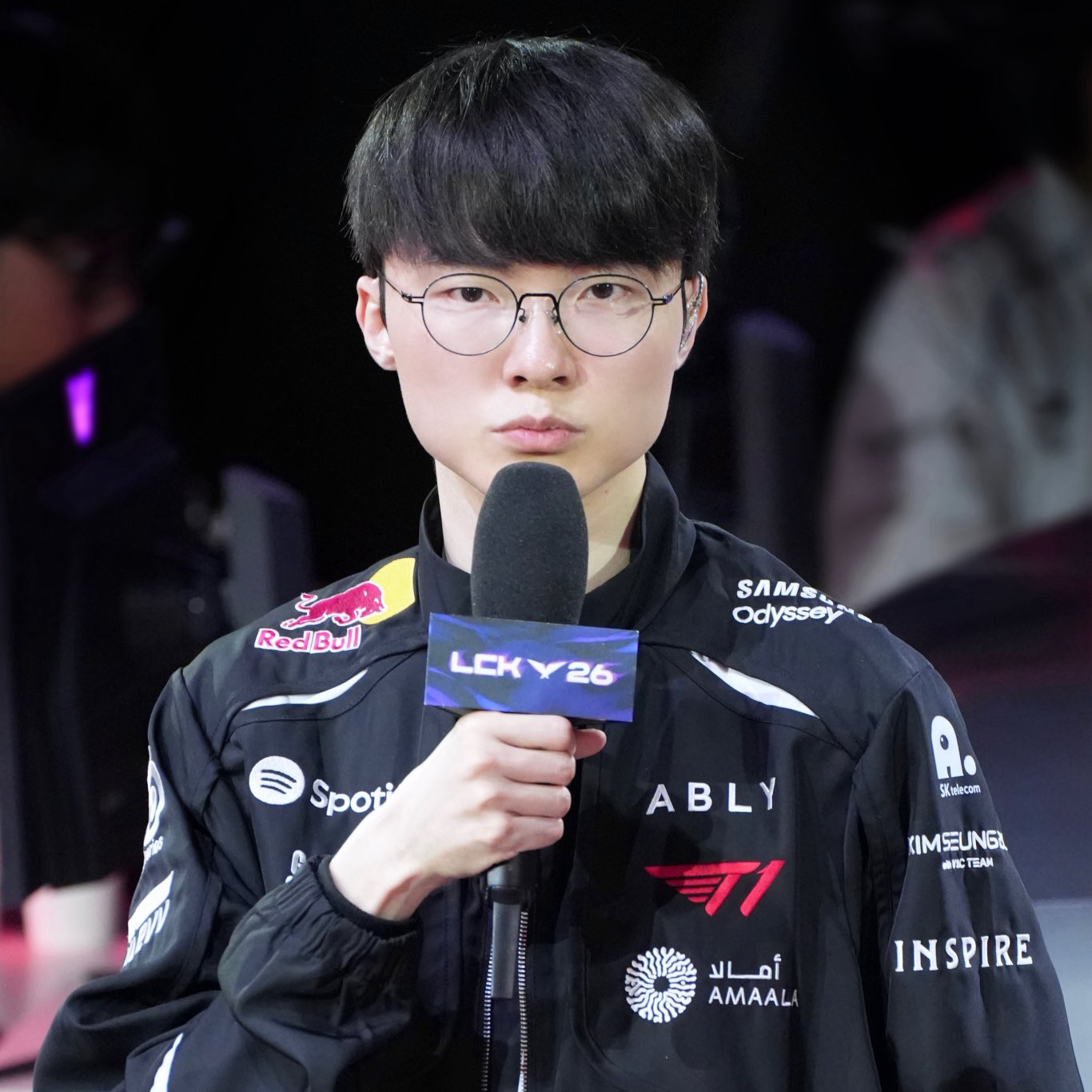 Recent activity shot of Faker