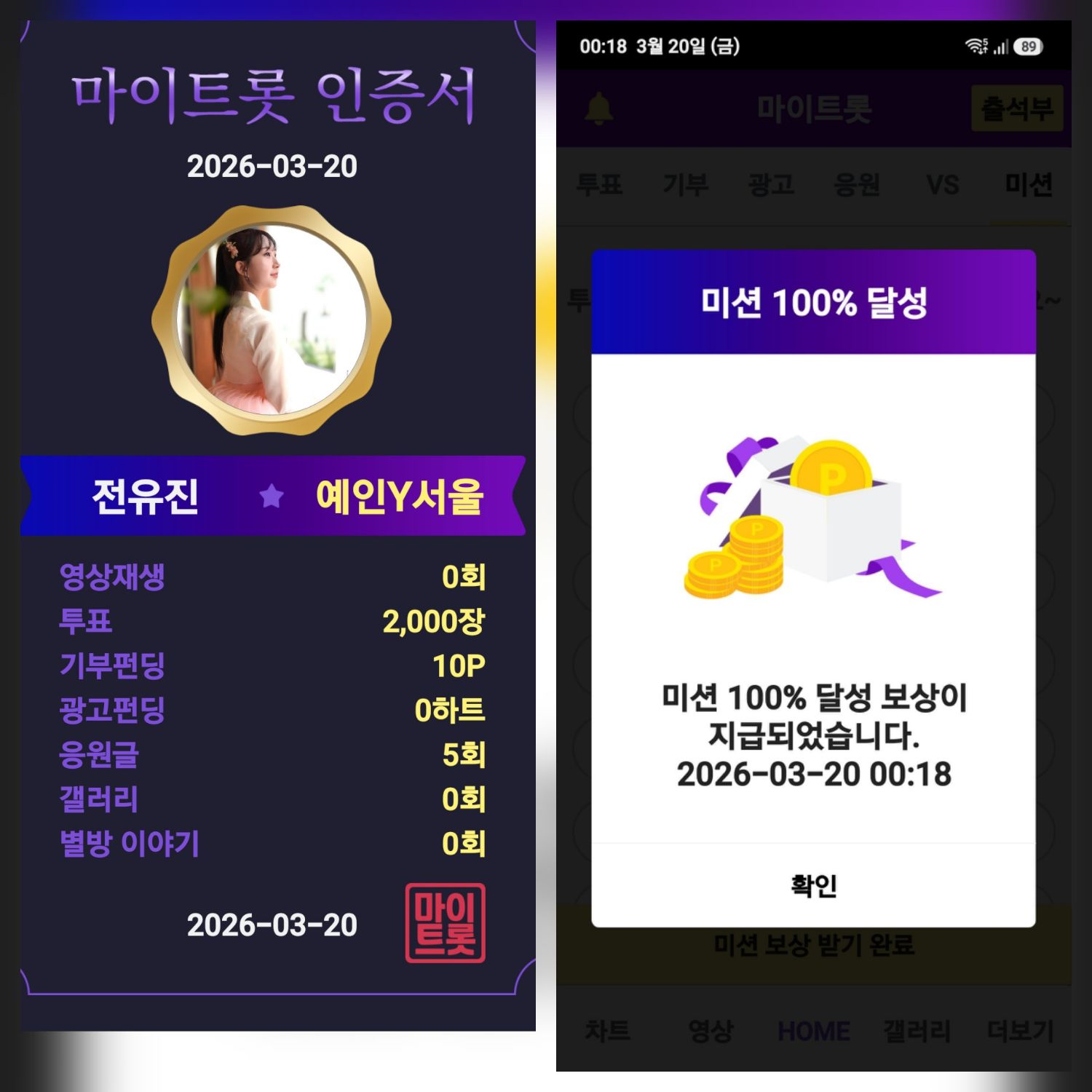 Foto kegiatan terbaru dari Jeon Yujin