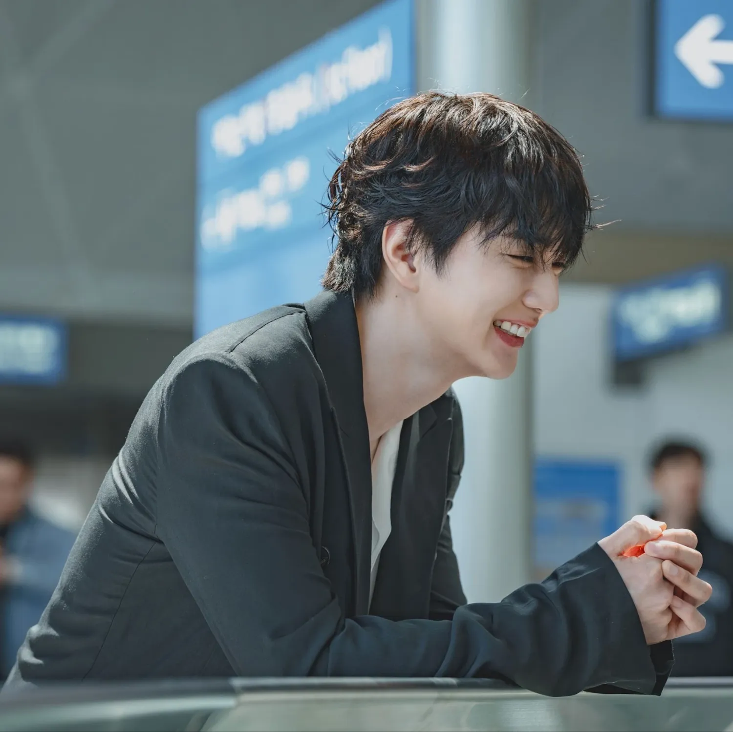 A moment captured by a fan of Yoo Seungho