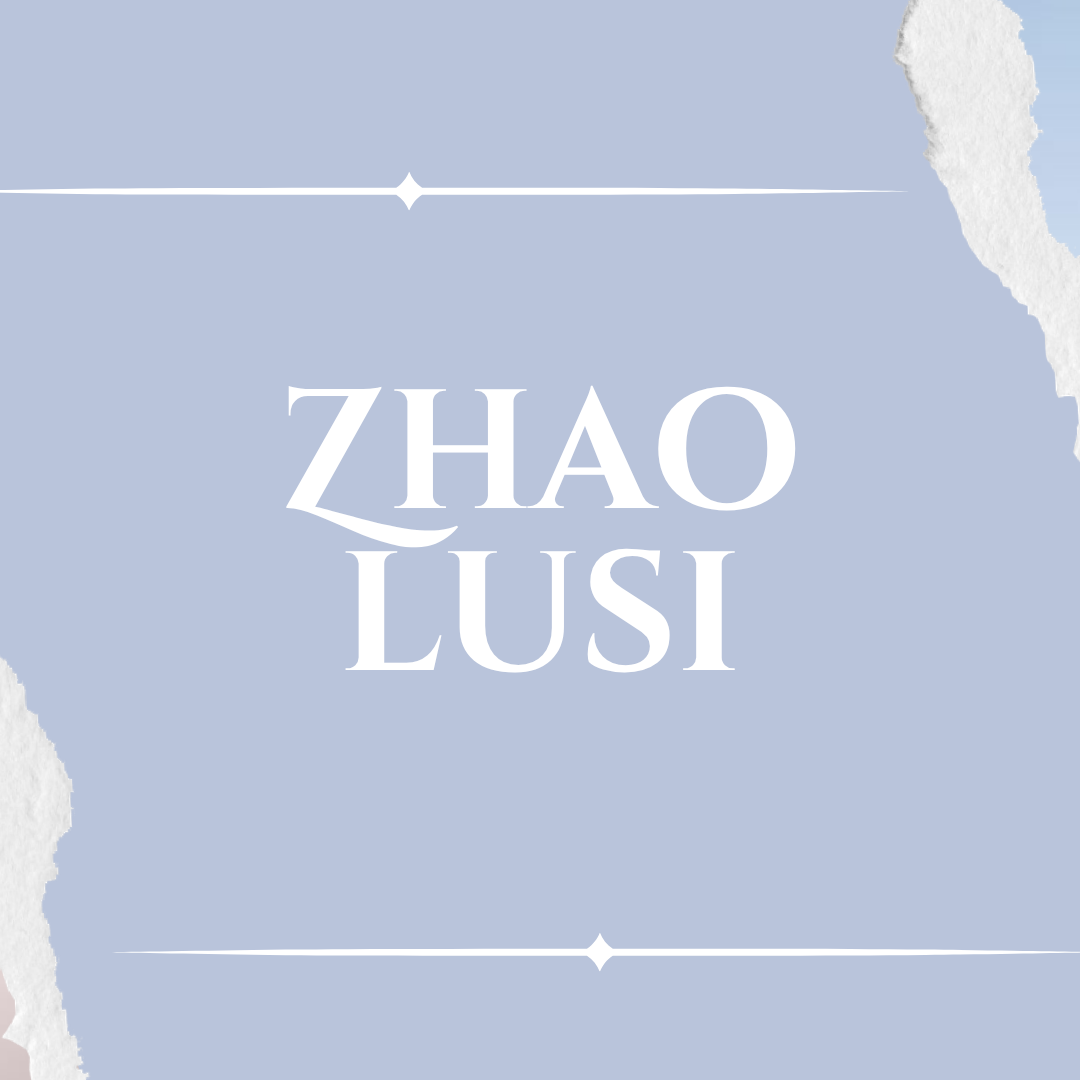 Recent activity shot of Zhao Lusi