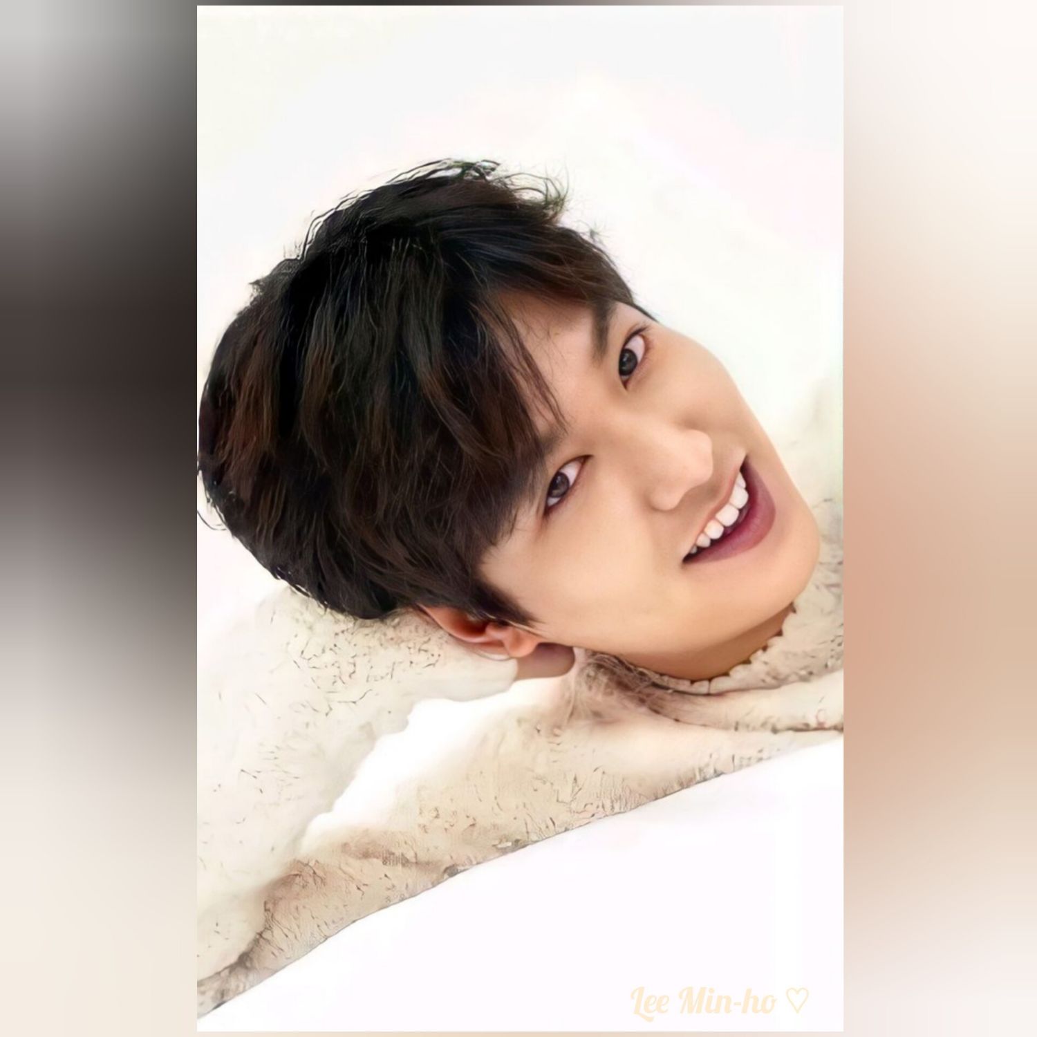 粉丝拍下的李敏镐瞬间