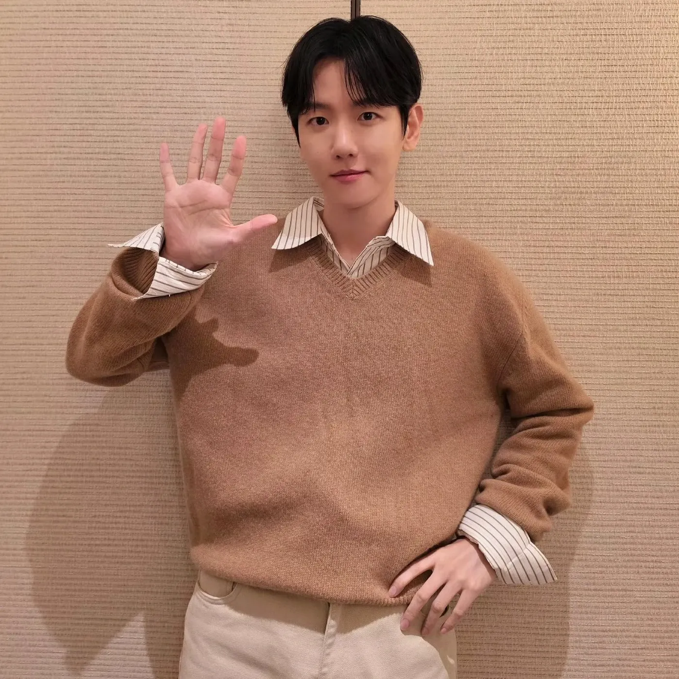 A moment captured by a fan of Baekhyun