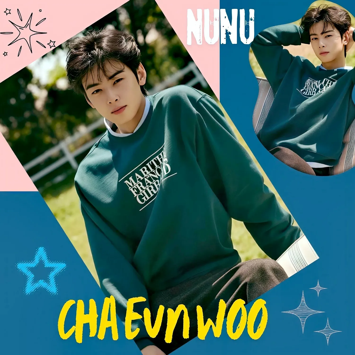 Behind-the-scenes cut of Cha Eunwoo