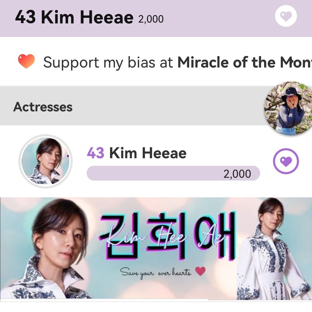 Behind-the-scenes cut of Kim Heeae