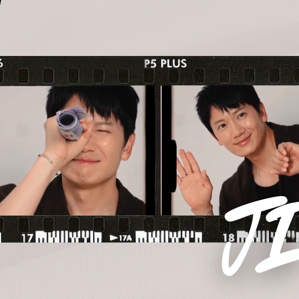 Behind-the-scenes cut of Ji Sung