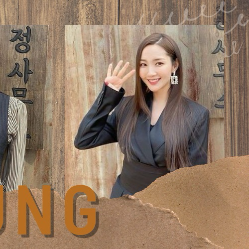 Behind-the-scenes cut of Park Minyoung