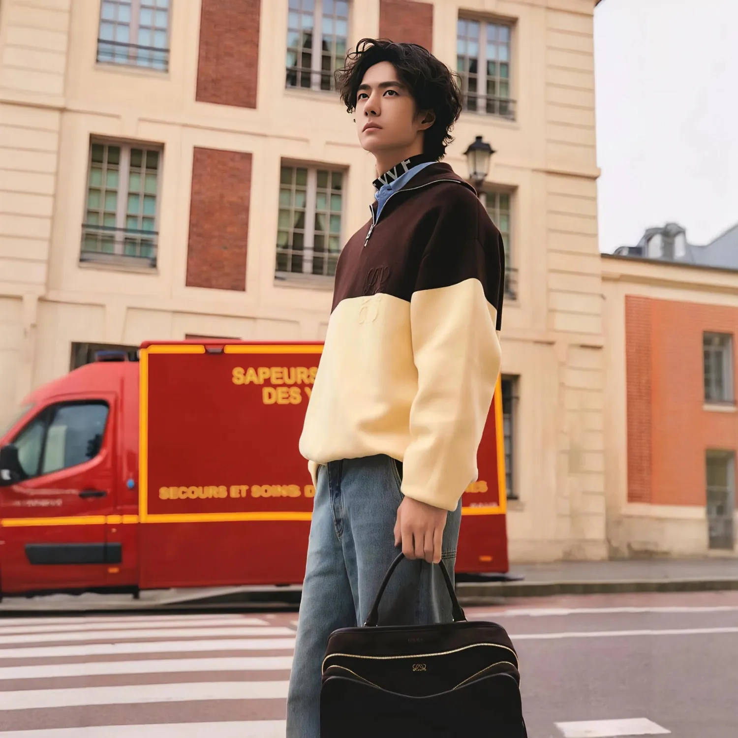 Recent activity shot of Wang Yibo