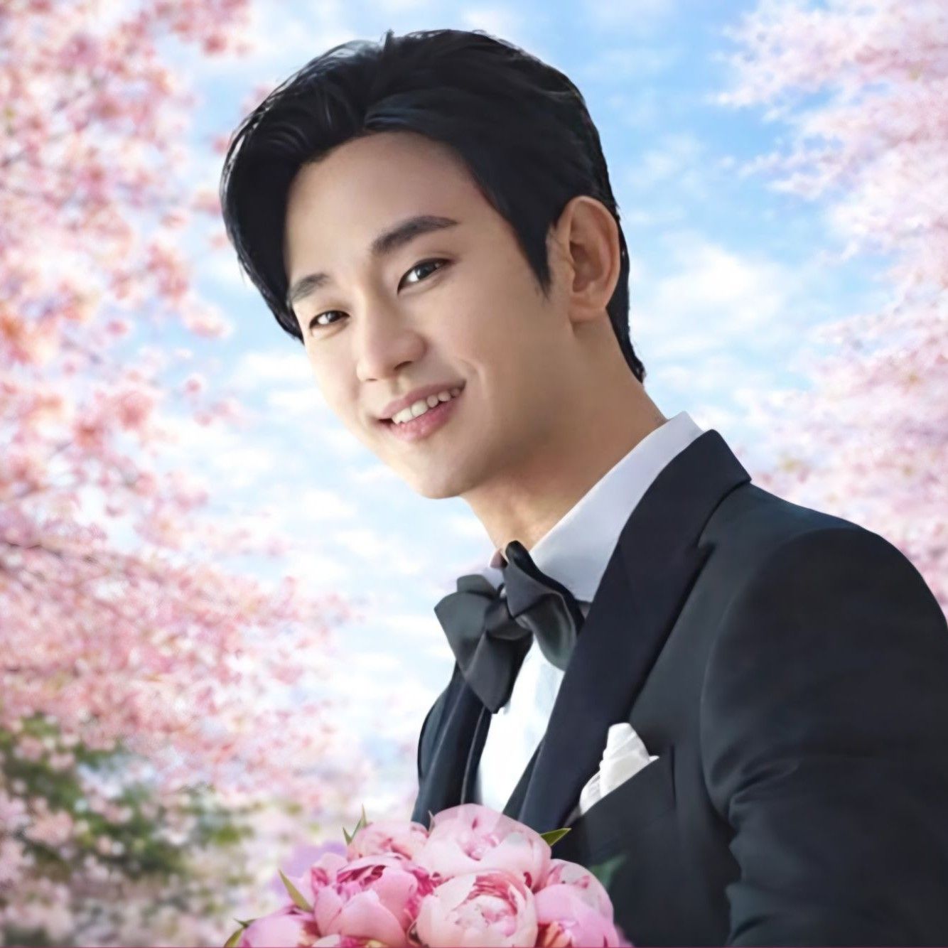 粉丝拍下的金秀贤瞬间