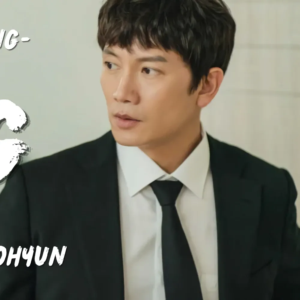 Behind-the-scenes cut of Ji Sung