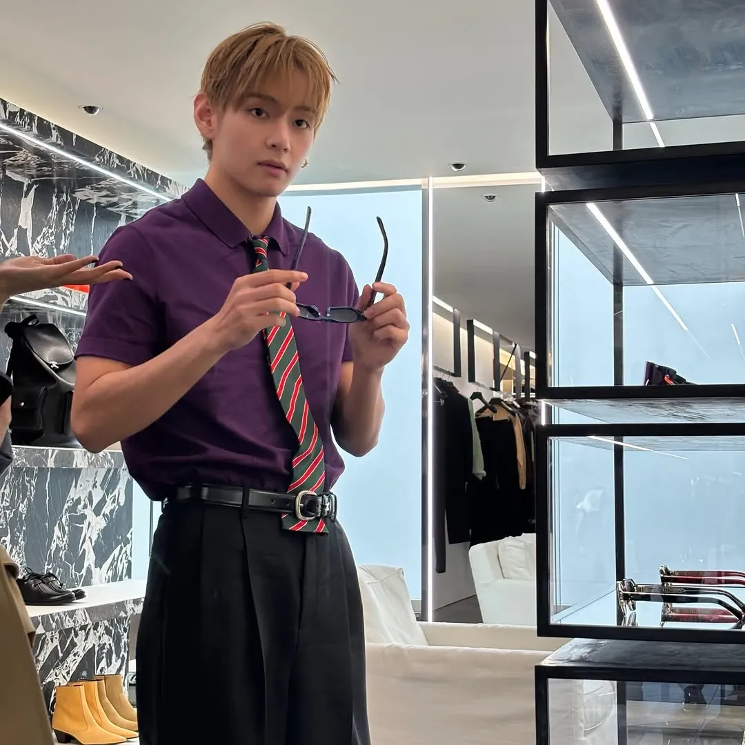 Behind-the-scenes cut of Kim Taehyung (V)