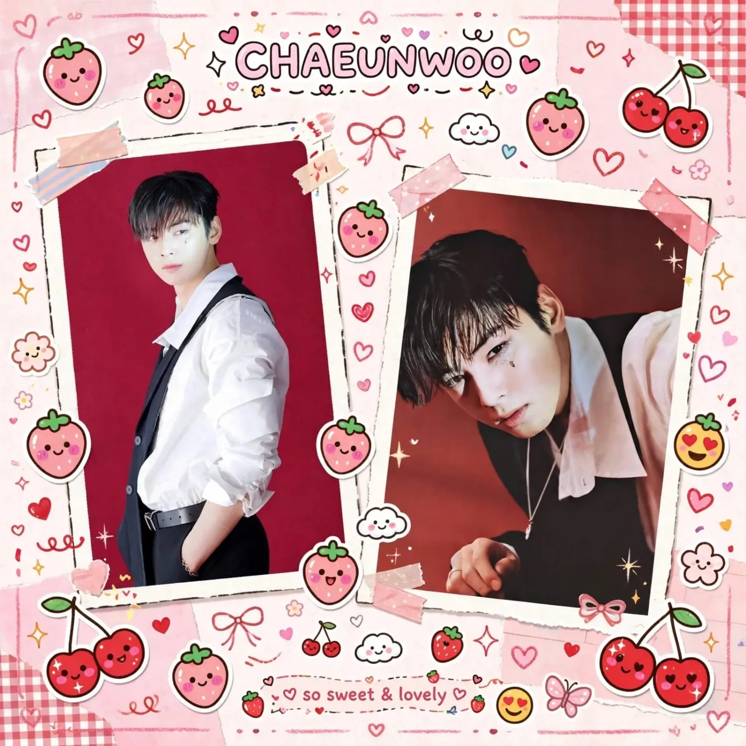 Behind-the-scenes cut of Cha Eunwoo