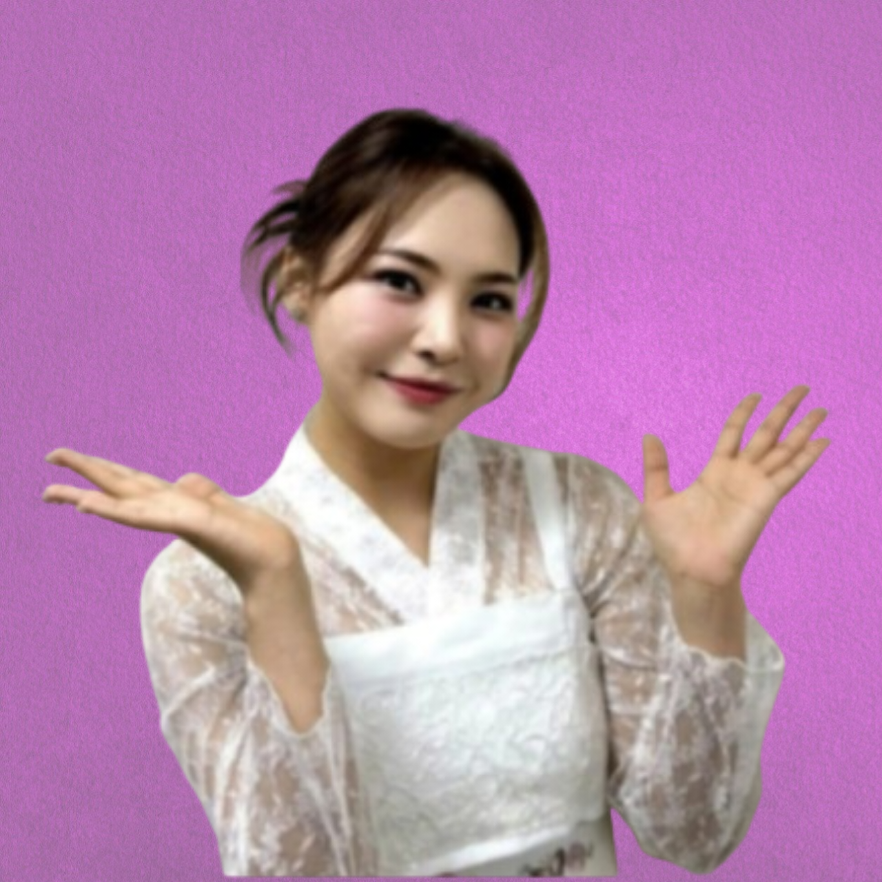 A moment captured by a fan of Miss Kim