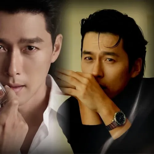 Momen yang diabadikan oleh penggemar Hyun Bin