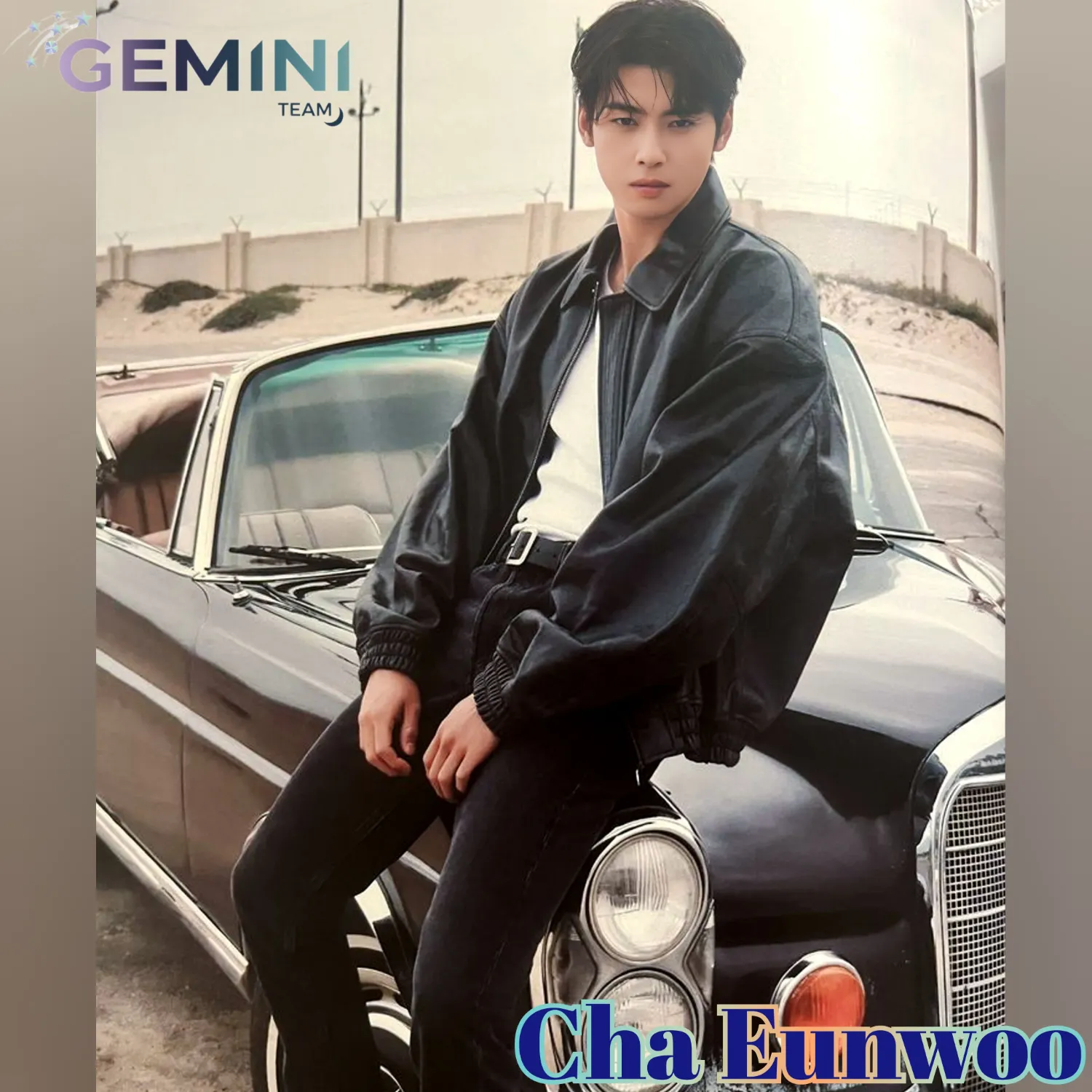 A moment captured by a fan of Cha Eunwoo